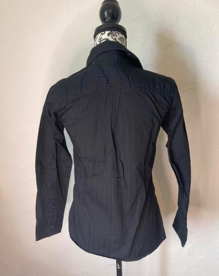Chemise noire manches longues taille 12 ans coolcat - photo numéro 3