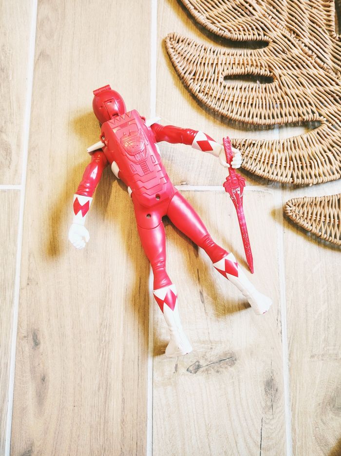 🙅Power rangers mighty morphin grande Jason figurine du ranger rouge auto morphing🙅Power rangers mighty morphin grande Billy figurine du ranger bleu auto morphing - photo numéro 3