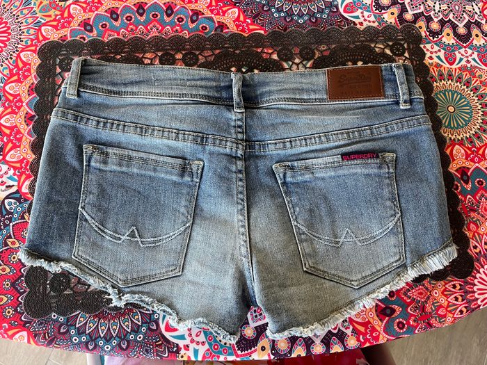 Short en jeans Superdry W27 (T36-38) - photo numéro 2