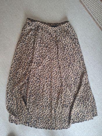 Jupe plissée  léopard kiabi