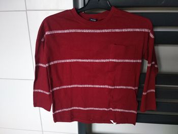 t shirt bordeaux 5 ans