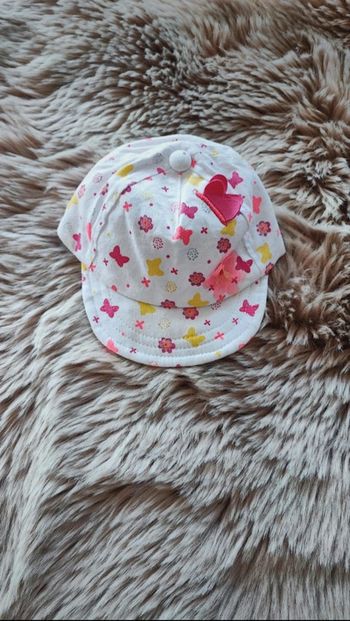 Casquette été  blanche orchestra 0/1 mois