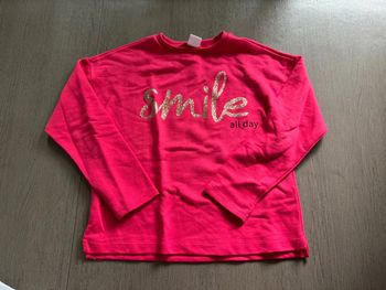 Pull Zara 12 ans rose fushia très bon état