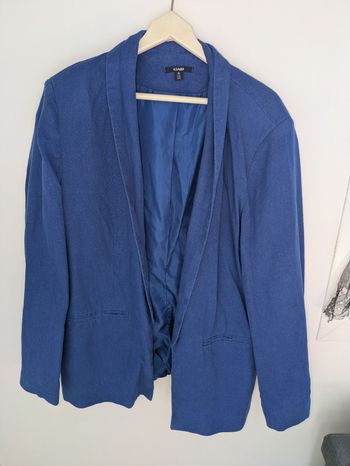 Blazer bleu électrique Kiabi 