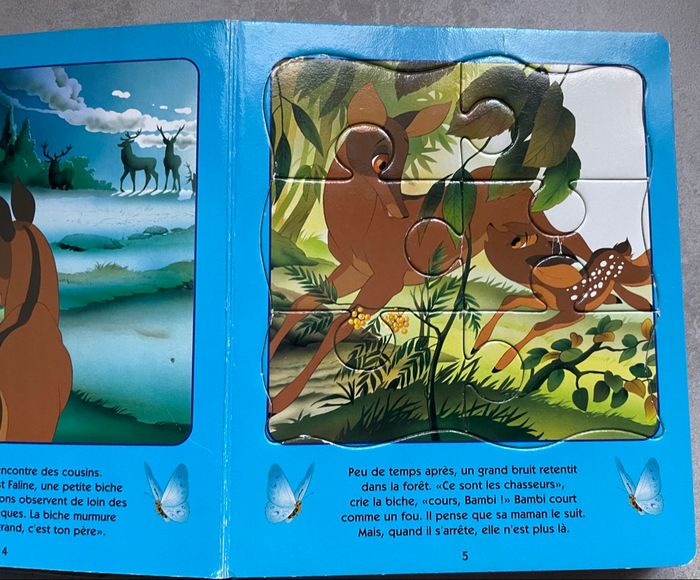 Livre puzzle Bambi - photo numéro 4