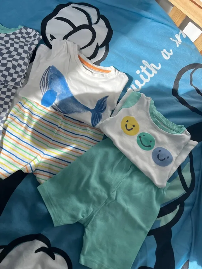 Lot de 3 pyjamas short 18/24 mois - photo numéro 3