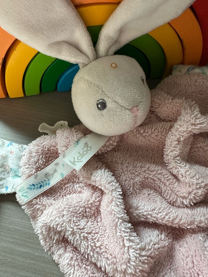 DOUDOU LAPIN KALOO  ROSE POUDRÉ - photo numéro 2