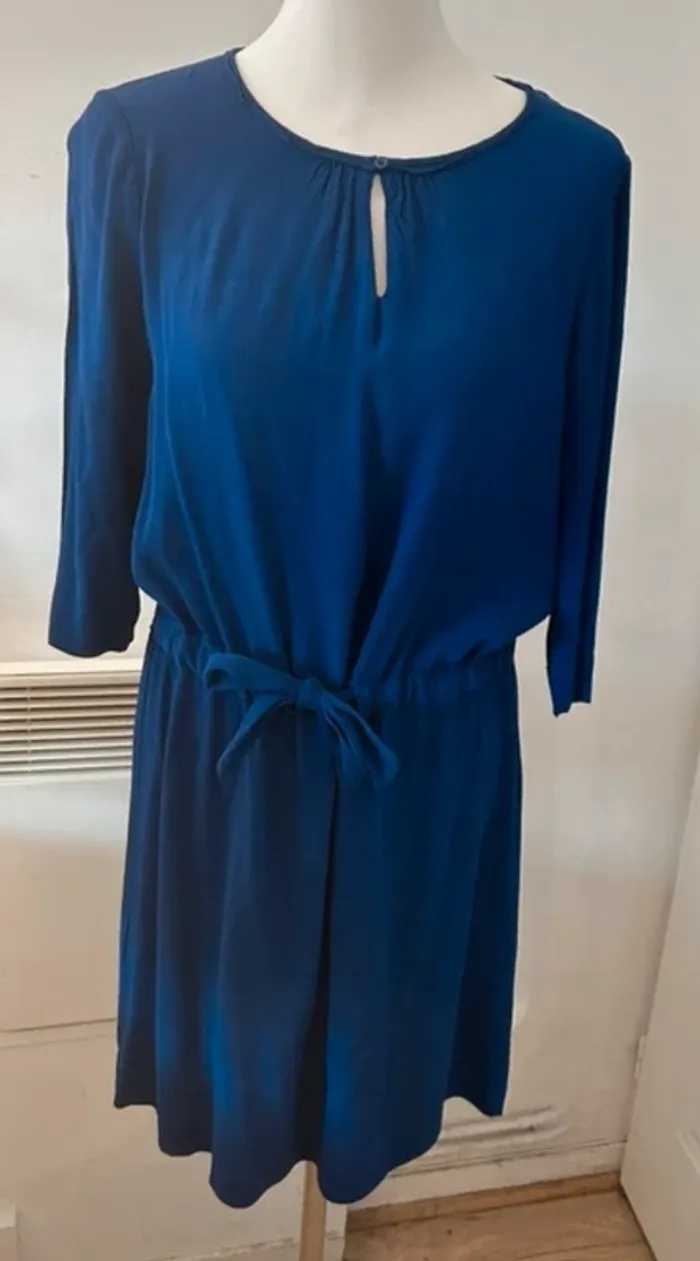 Comptoir des cotonniers Robe bleue Femme taille 42