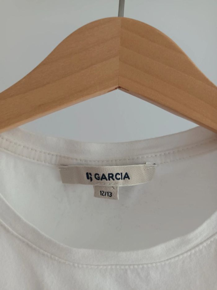 T-shirt 100 % coton blanc Dreams Garcia taille 12 / 13 ans - photo numéro 4