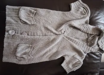Gilet gris 10 ans