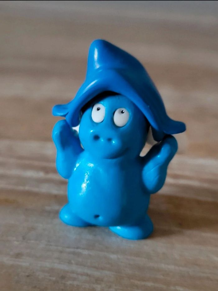 Lot de 2 figurines Kinder gnomes bleus painty ten calendrier de l'avent Noël piñata anniversaire - photo numéro 4