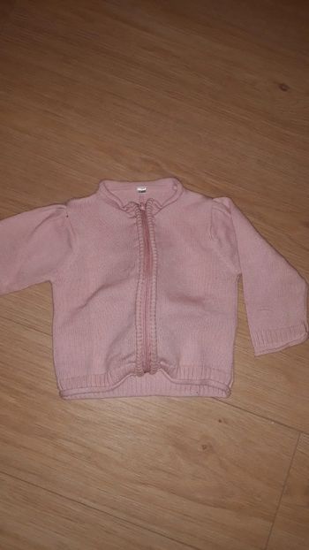 Gilet zippé t 12 mois