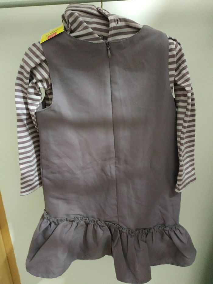 Robe chasuble et haut col roulé - photo numéro 6
