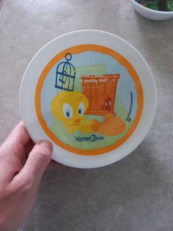 Assiette en verre Titi Warner Bros