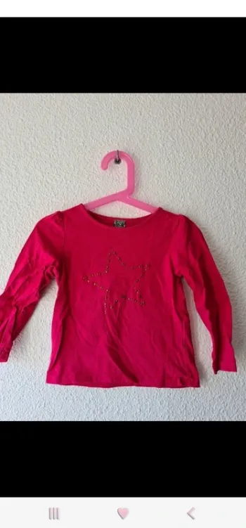 tee-shirt rose étoile Tape à l'œil