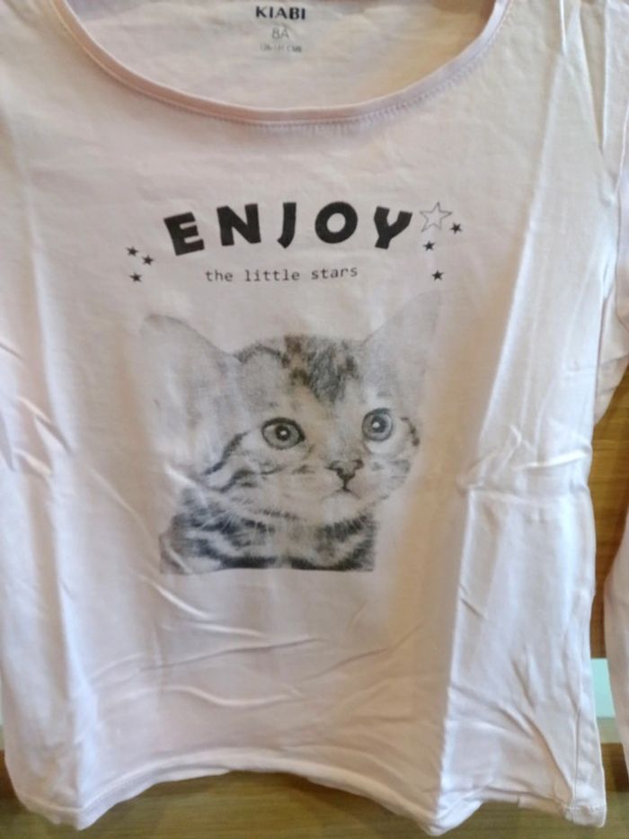 T-shirt manches longues Fille 8 ans - photo numéro 2