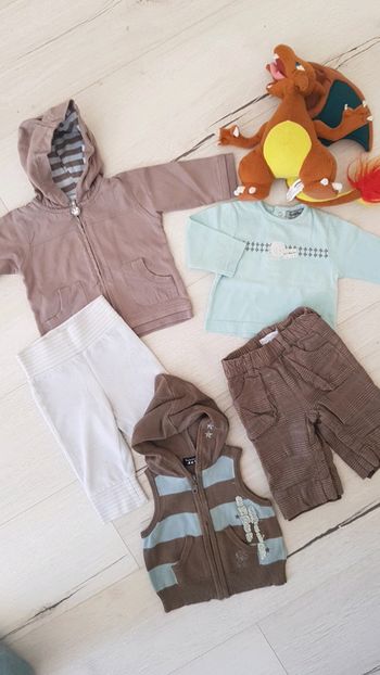 Lot de 5 articles assortis garçon 3mois