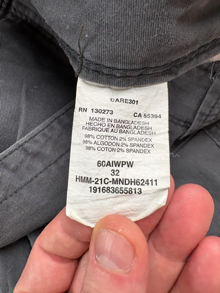 Short cargo Wrangler | Gris | Taille W32 - photo numéro 6