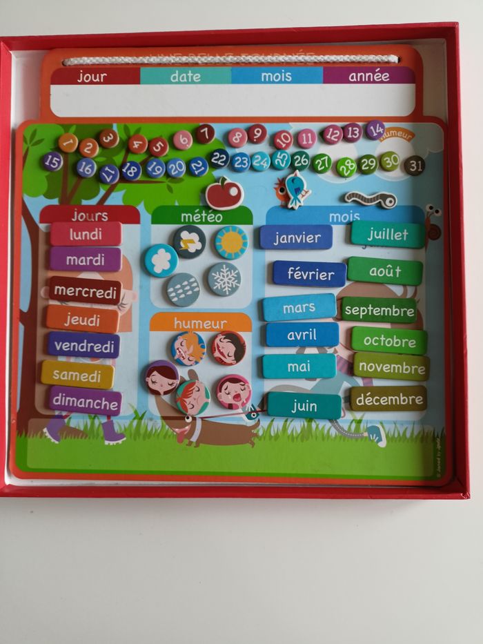 Agenda magnétique une belle journée janod - photo numéro 3