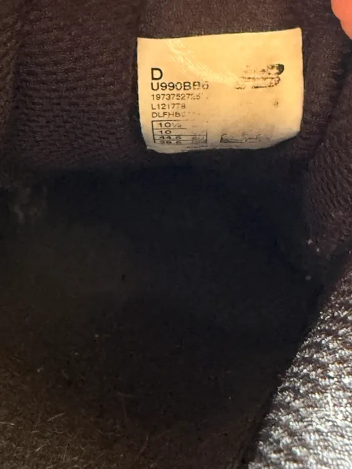 New balance 990v6 black 44.5 - photo numéro 6