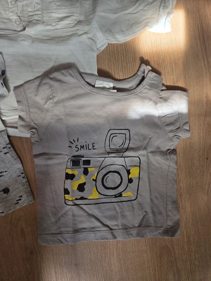Lot 3 tee shirts et chemise - photo numéro 3