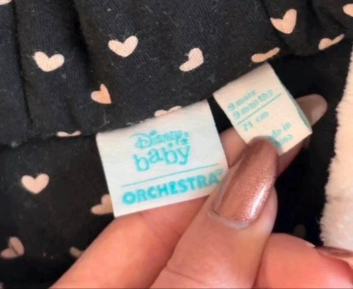 Combi-pilote en sherpa Minnie Orchestra taille 9M - photo numéro 3