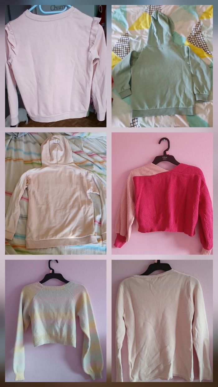 Lot pulls fille 10ans - photo numéro 2