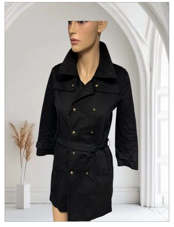 Trench noir The Kooples neuf avec ceinture – taille M