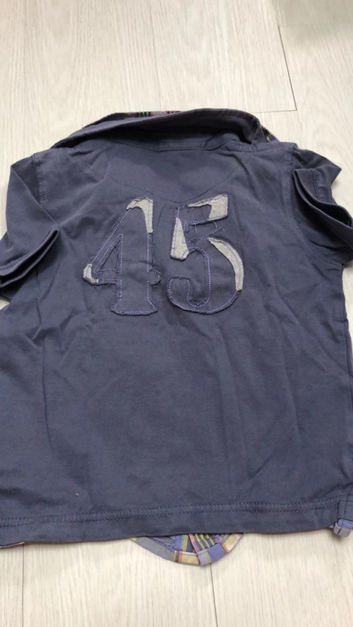 Polo bleu JBC 4 ans - photo numéro 4