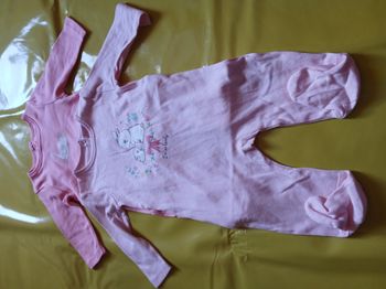 lot 2 pyjamas en coton fille tex baby 67 cm 6 mois 