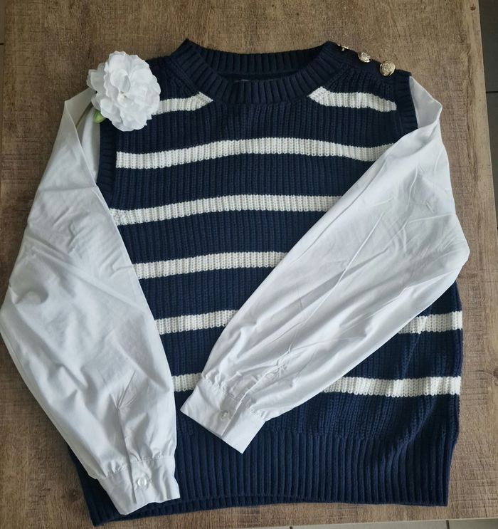 Joli pull chemise