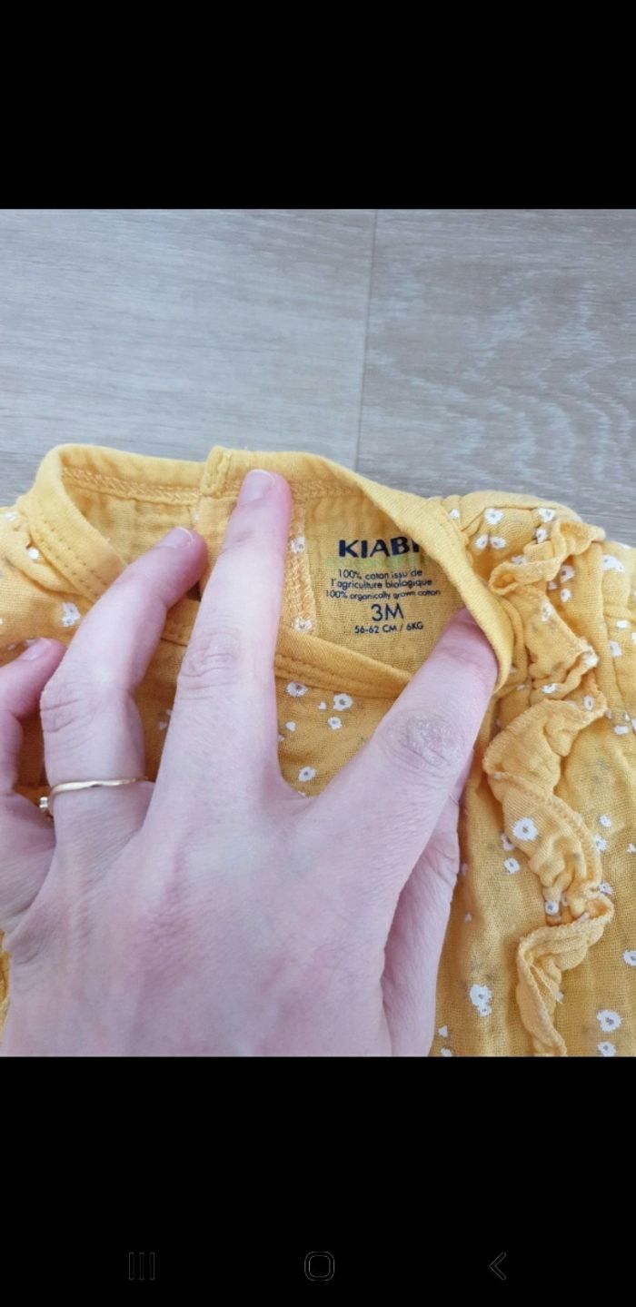 Lot 2 barboteuses kiabi 3M - photo numéro 2