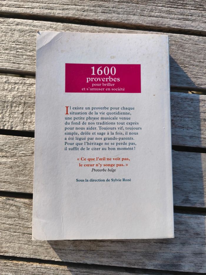 Livre 1600 proverbes pour briller et s'amuser en société - photo numéro 2