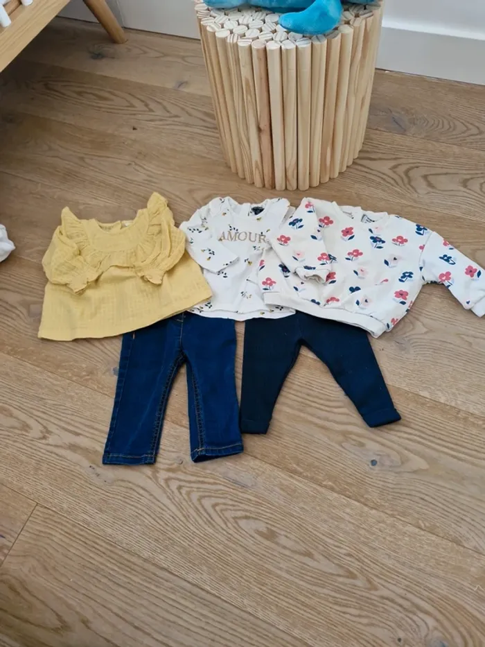 Lot de vetement bebe fille hiver taille 6 mois🌻 - photo numéro 9