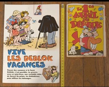 Lot 2 anciens livrets les Déblock vintage