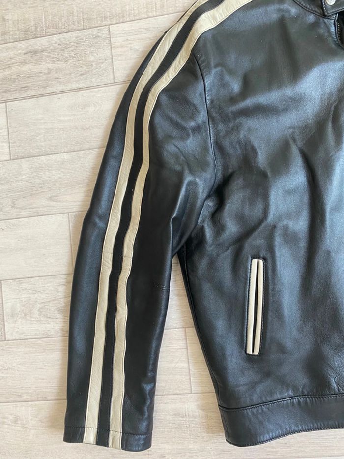 Veste de moto en cuir Fred Steven - photo numéro 3