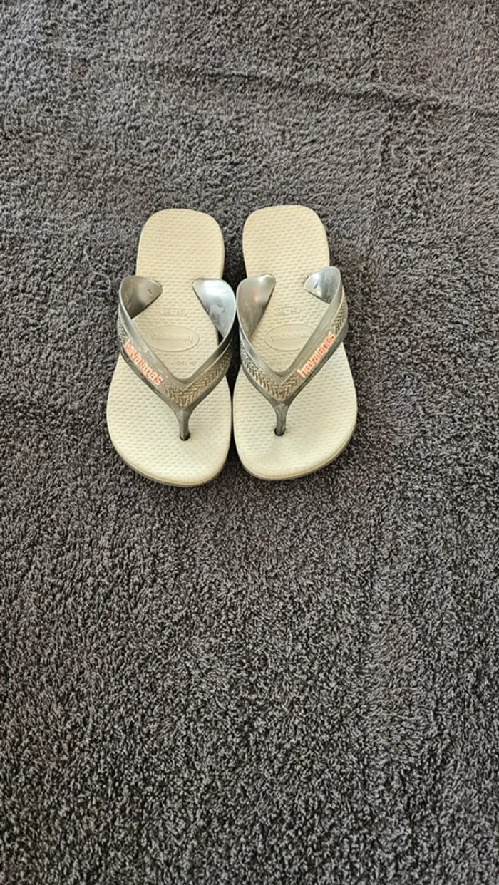 Havaianas - Tong - Gris - Taille : 29-30 - photo numéro 2