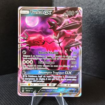 Carte pokémon 🇨🇵 Yveltal GX 79/131 Soleil et Lune Lumière Interdite 