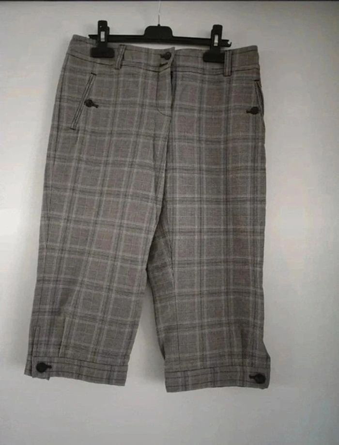 Neuf Corsaire Esprit Collection imprimé Prince de galles gris taille 36