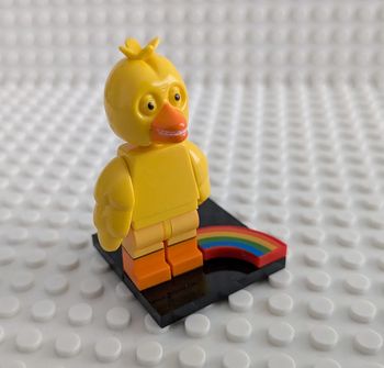 Figurine Rainbow Friends : Yellow Duck , style lego