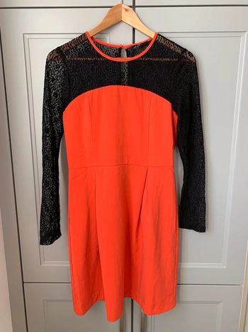 Robe chic rouge corail