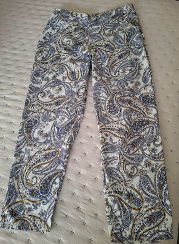 Pantalon léger motif cachemire