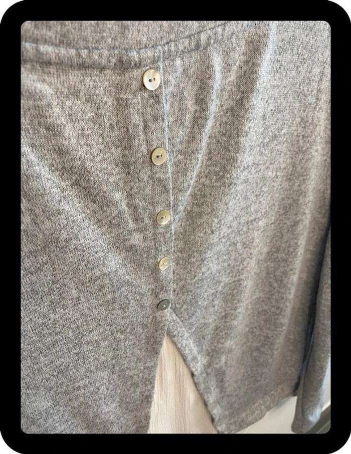 Pull chemise dos ouvert - photo numéro 3