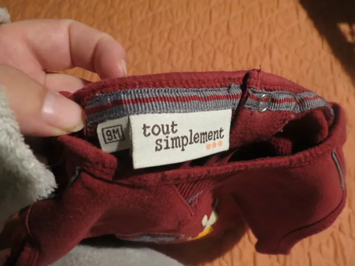 Pull sans manche taille 9 mois garçon - photo numéro 4
