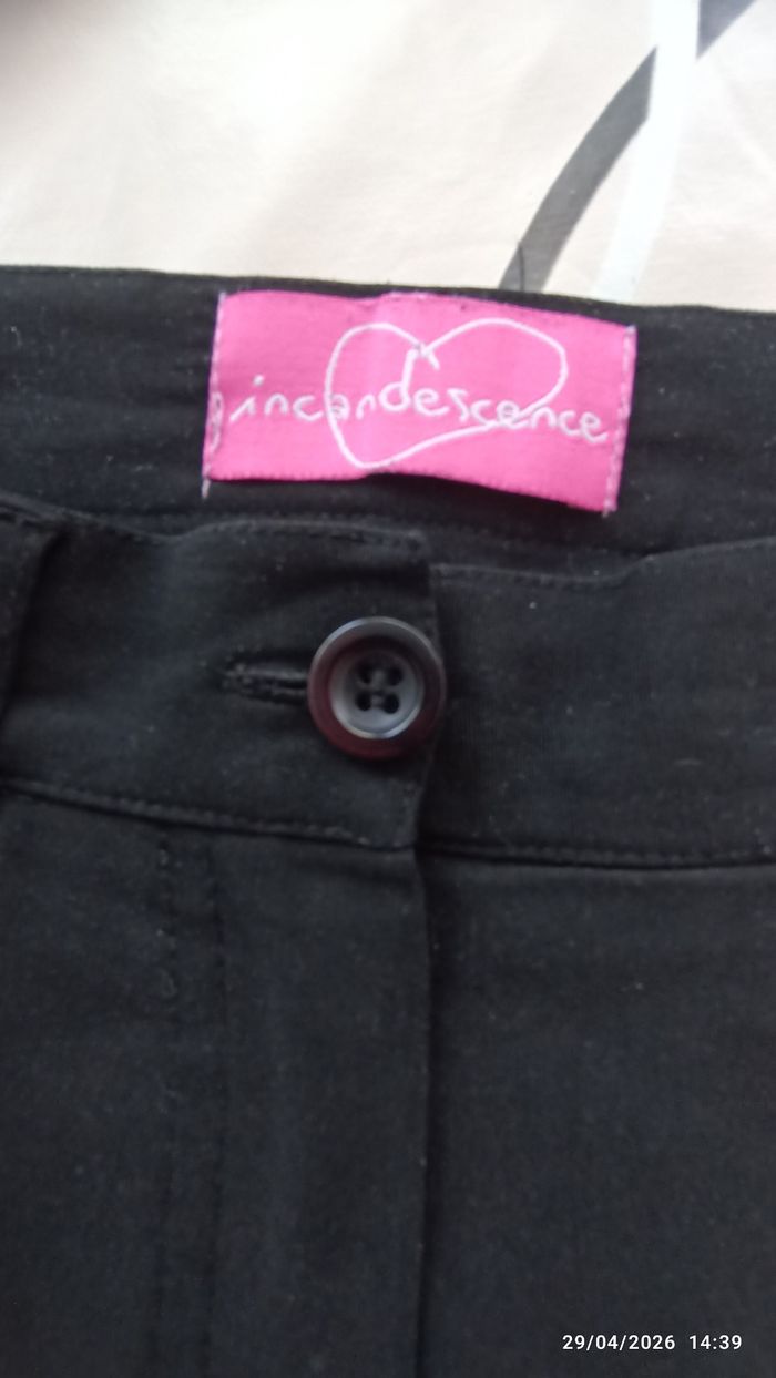 Pantalon noir femme 40 Incandescence - photo numéro 2