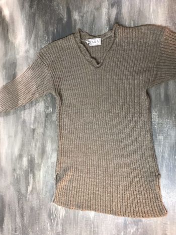 Pull beige foncé