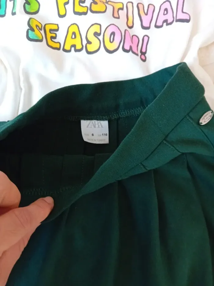 Ensemble fille 6/7ans Zara 💚🌼 - photo numéro 3