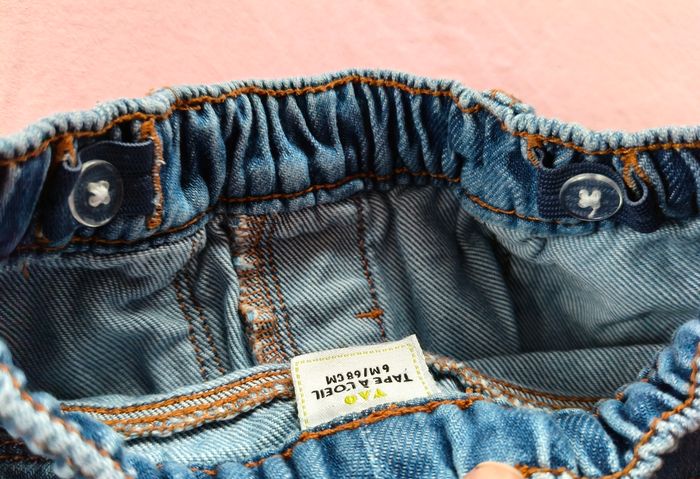 Pantalon Jean garçon TAO bleu 68 cm - photo numéro 6