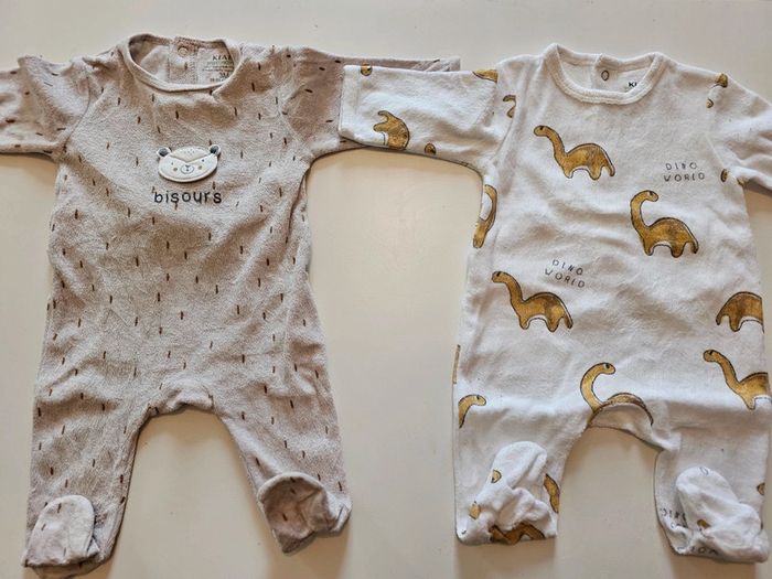 2 pyjamas bébé mixte