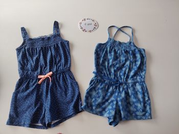 Lot de 2 combishorts fille 4 ans okaidi